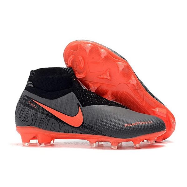 Nike Phantom VSN Elite DF FG Negro Rojo